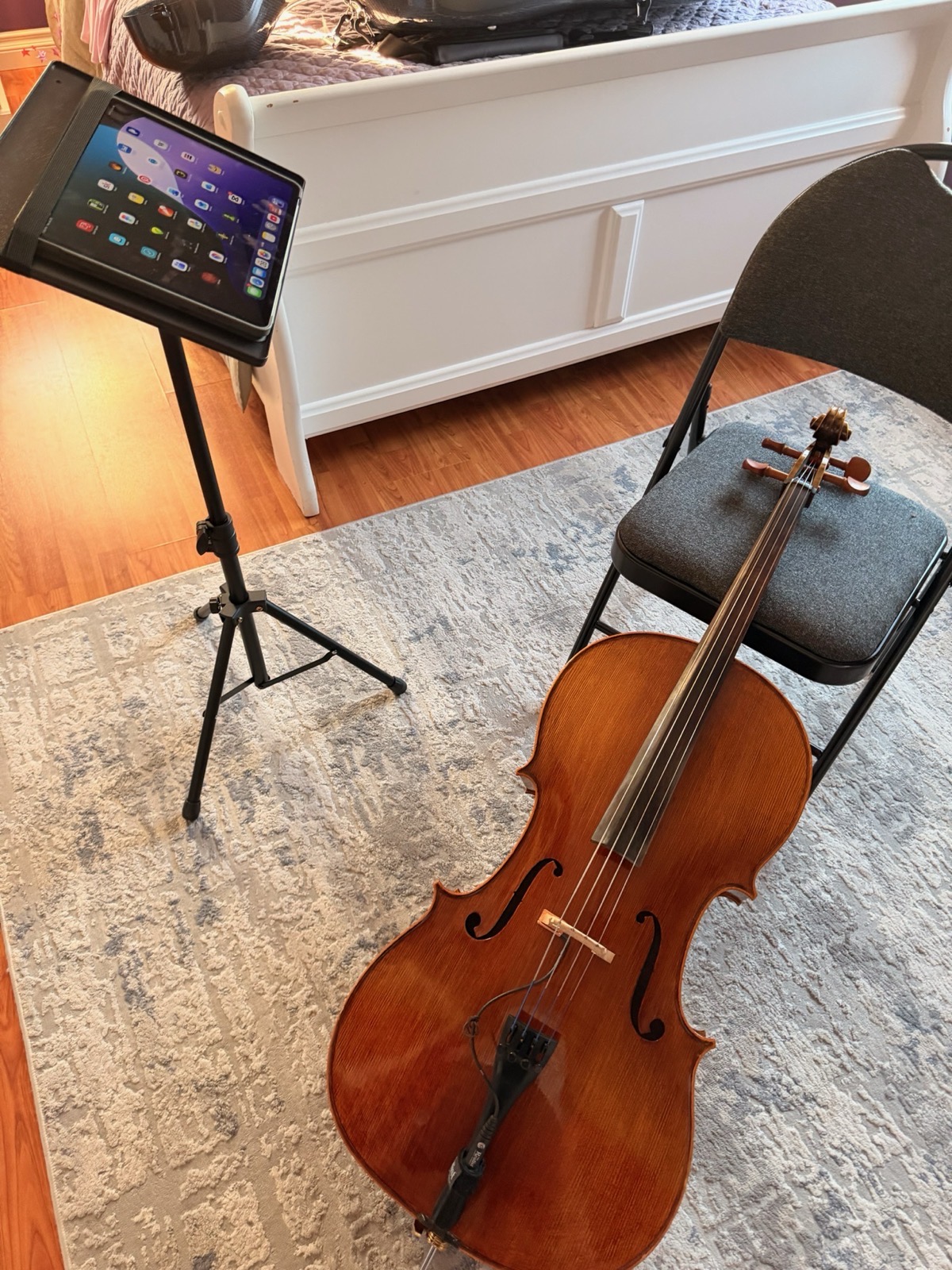 Where the cello plays now